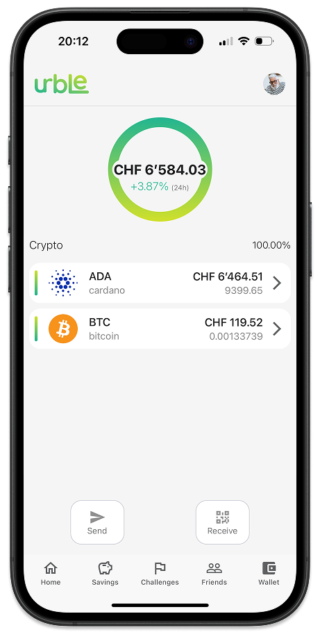 urble app wallet